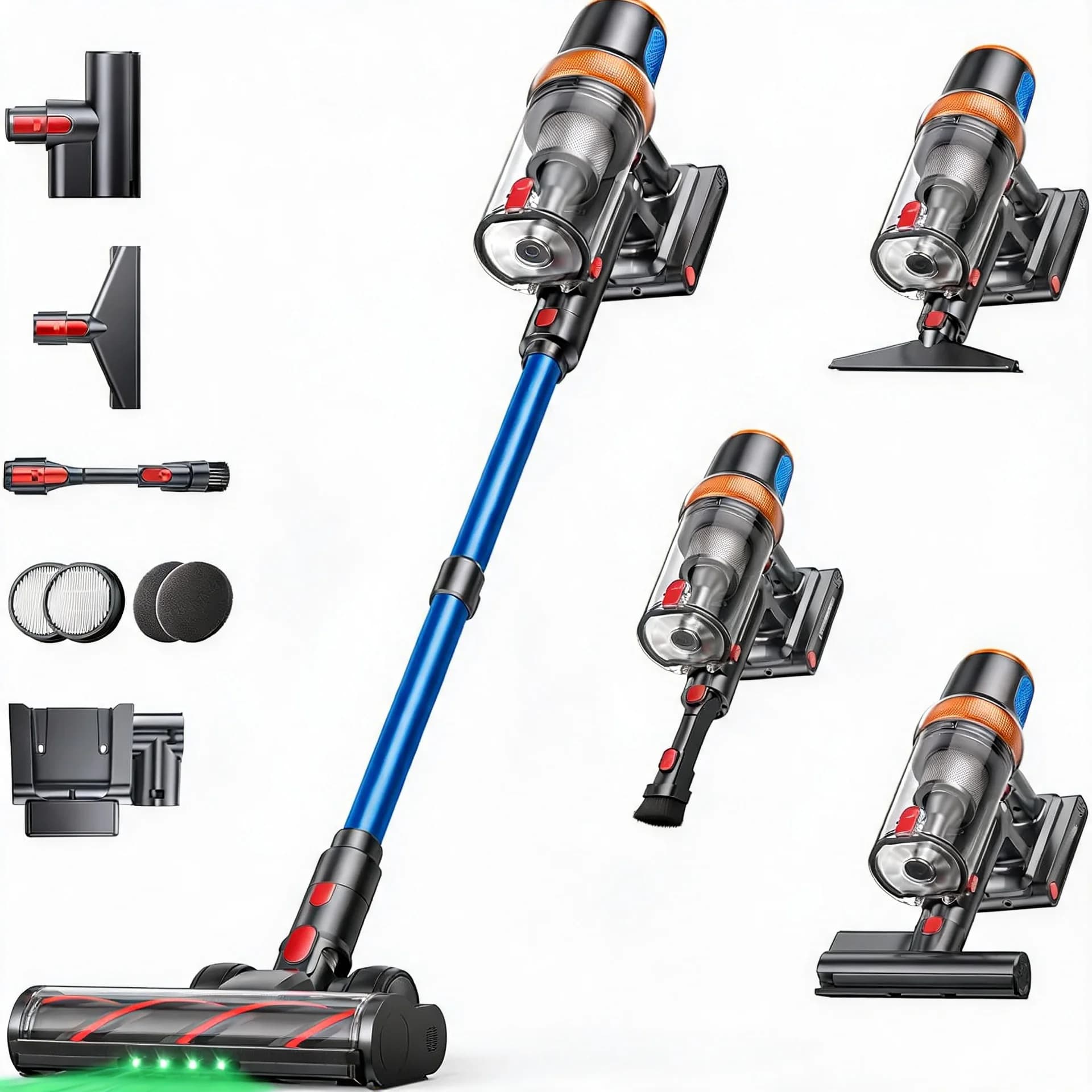 Stick Vacuum Cleaner High-Quality Plastic 650W Self-Standing All Seasons Universal