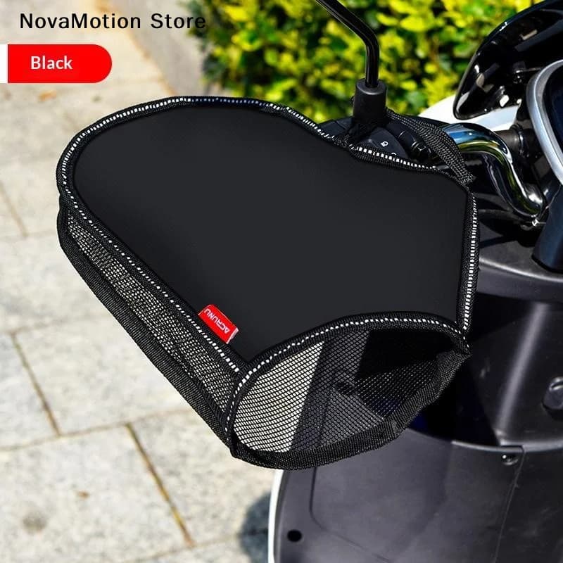 [NM]1Pair Summer Motorcycle Handlebar Muffs Sun Protection Gloves Breathable Waterproof Oxford Cloth Mesh Riding Gloves[NM]