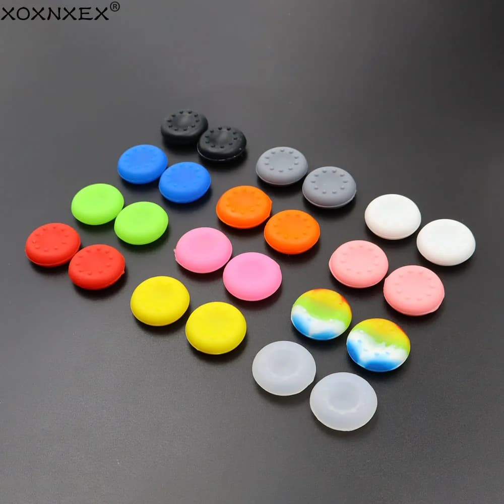 2-20PC PS4 Silicone Cap Thumbstick Thumb Stick Guards Cover Case Skin Joystick Grip For PS4 Xbox One 360 Controller PS4 Pro Slim