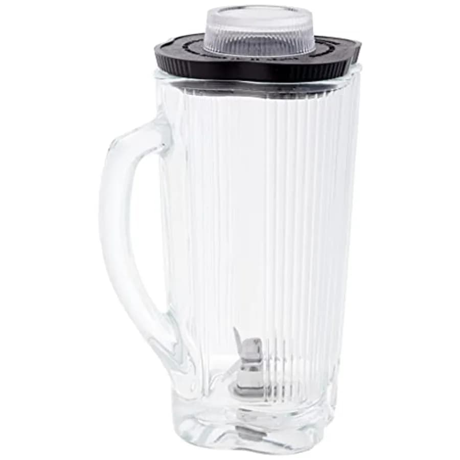 40 ounces CAC32 commercial glass container with blade and lid for professional, transparent and durable blenders