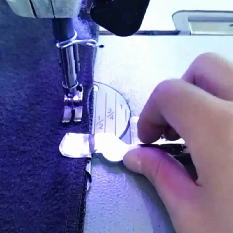 Guida per orlatura per macchine da cucire industriali, allineare i tessuti superiori e inferiori, accessori patchwork
