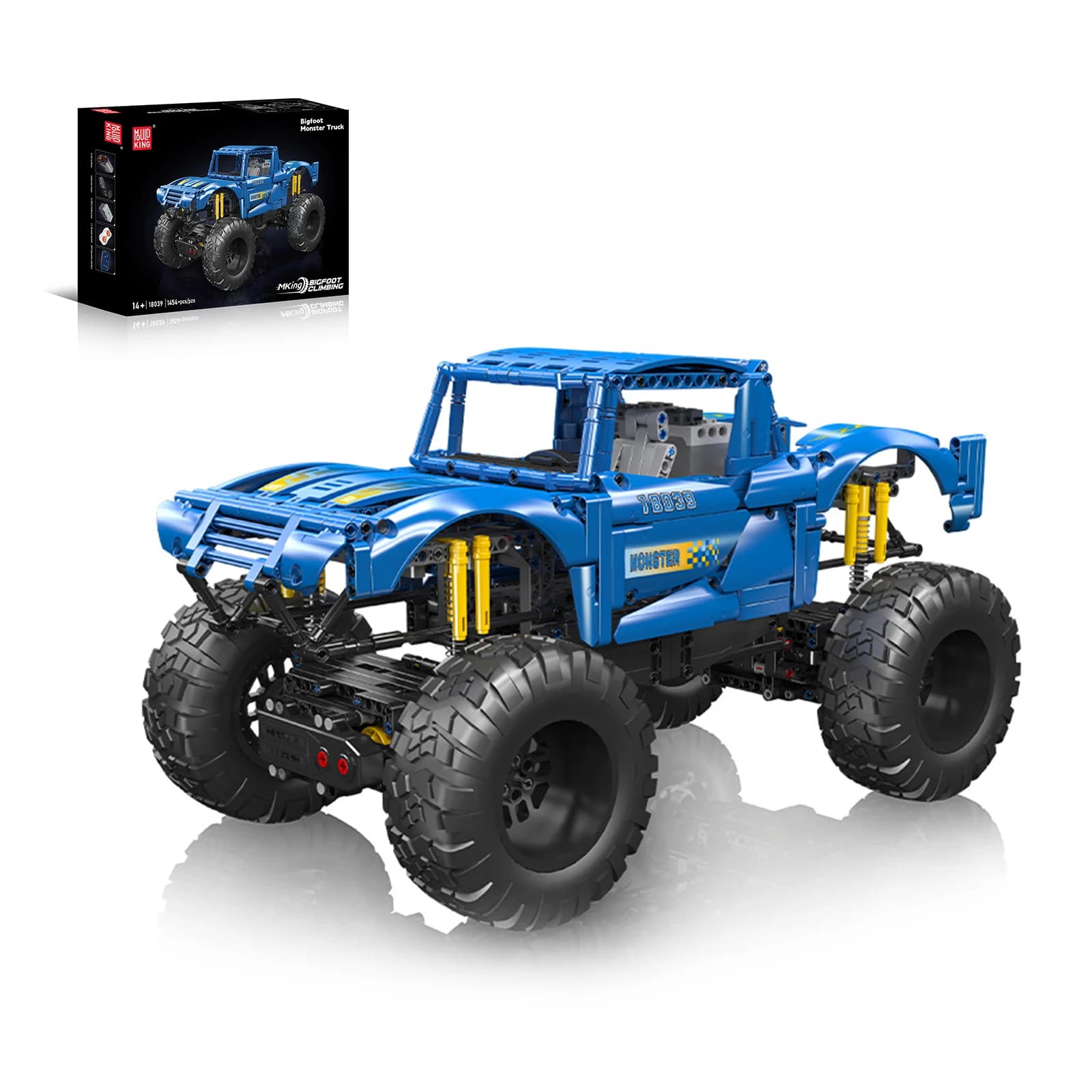 MOULD KING 18039 Off road Vehicle Model 1454pcs Building Block Set Climbing Series Toy for boys Christmas Gifts
