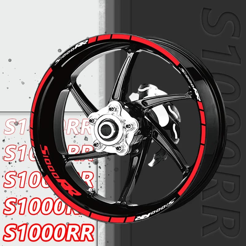 2025 NUOVO Per S1000R S1000RR s1000r s1000rr Moto Ruota Adesivo Stripe Tir Hub Decalcomanie Riflettente Cerchio Adesivi Riflettenti