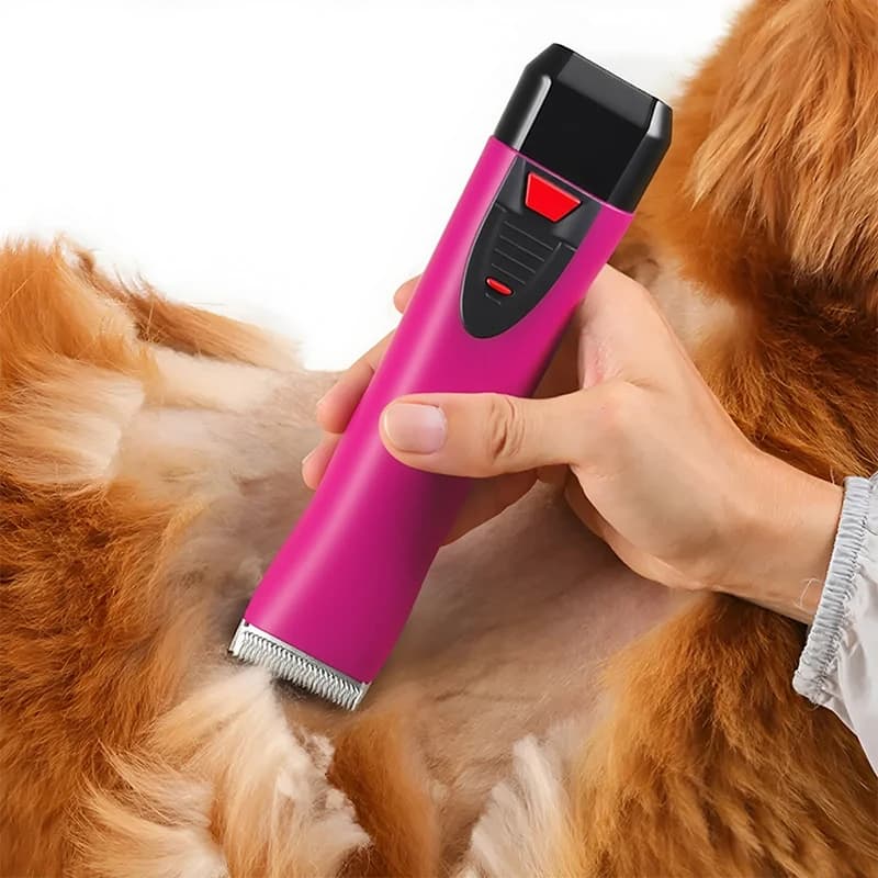 Tosatrice Professionale per Animali Domestici in Acciaio Inossidabile a Batteria per Cani e Gatti