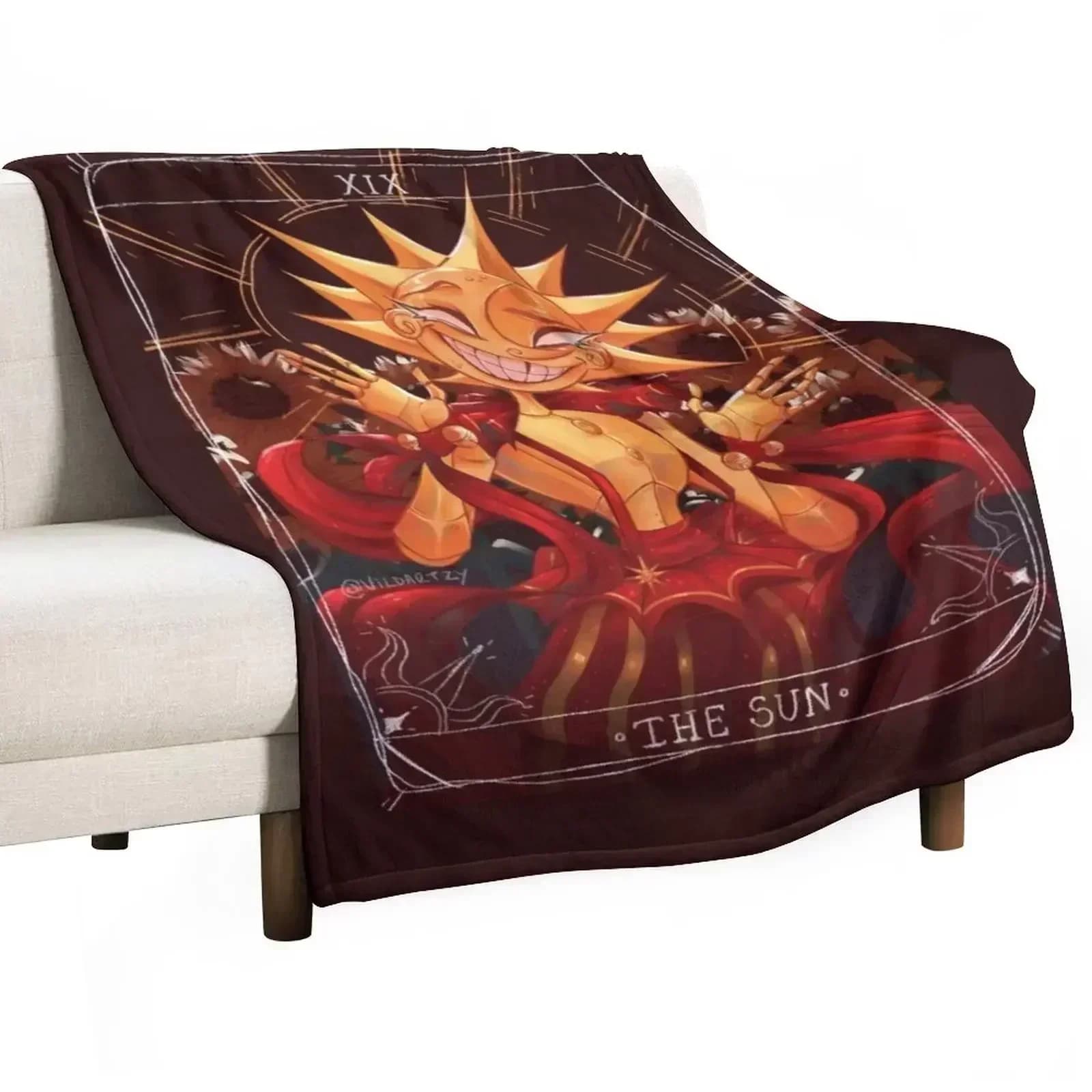 The Sun (Sundrop Tarot Card) Throw Blanket Retros Sleeping Bag Heavy Stuffeds Extra Large Throw Decorative Sofas Blankets