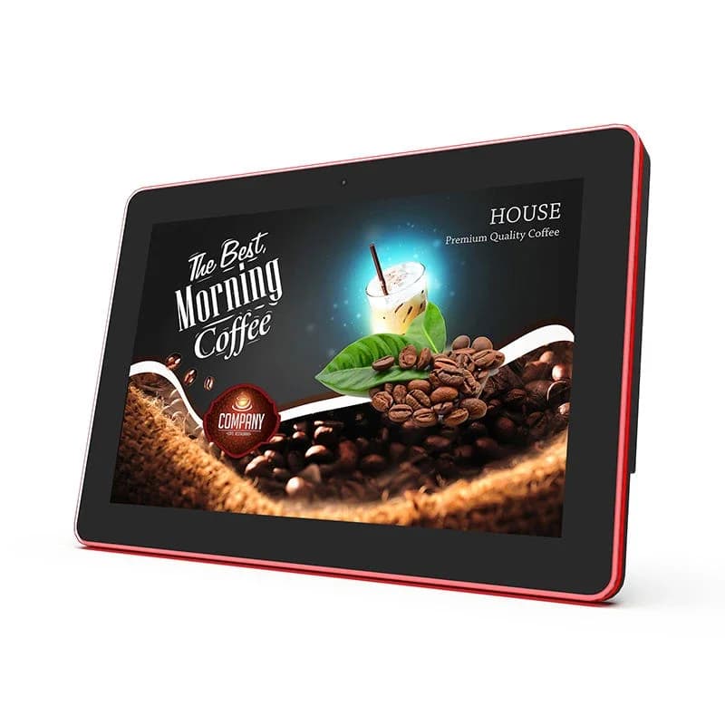 Nuovo tablet all-in-one da 10,1 pollici con touchscreen a parete, striscia luminosa a LED PoE, sistema operativo Android 11, per la prenotazione di sale riunioni
