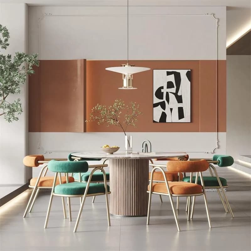 Stylish Designer Dining Chairs Backrest Bistro Living Room Dining Chairs Office Gaming Modern Sillas Comedor Furniture For Home