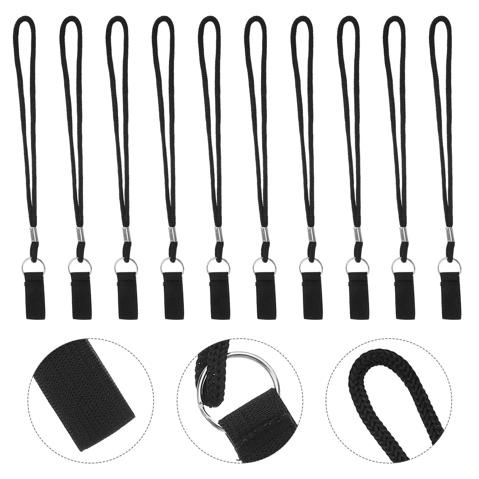 10 Pezzi Cinghie da Polso per Bastoncini da Trekking, Cinghie di Ricambio per Bastoni da Passeggio, Cinghie Anti-Smarrimento per Bastoni da Escursionismo, Accessori Morbidi per Bastoni