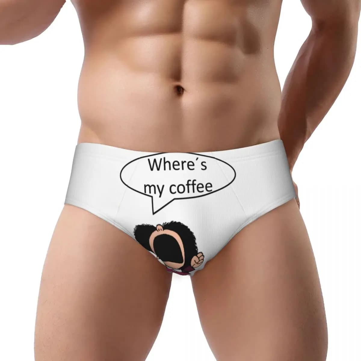 Biancheria intima elasticizzata traspirante da donna con mutandine brevi cartoni animati Kawaii Manga Quino Mafalda personalizzata
