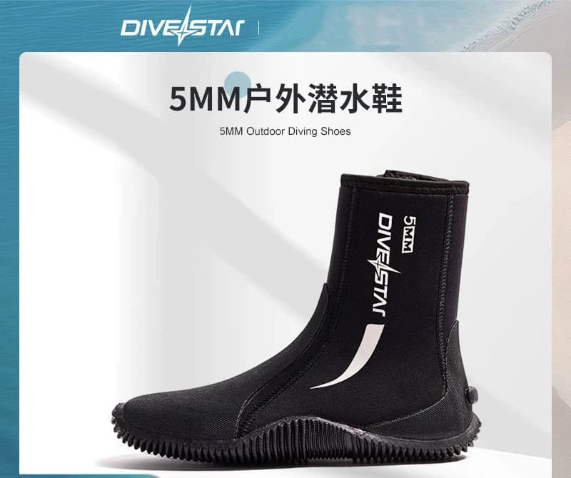 5MM Neoprene Snorkeling Sport acquatici all'aperto Surf Stivali da sub Scuba Antiscivolo Pesca subacquea Kayak Scarpe da nuoto alla deriva