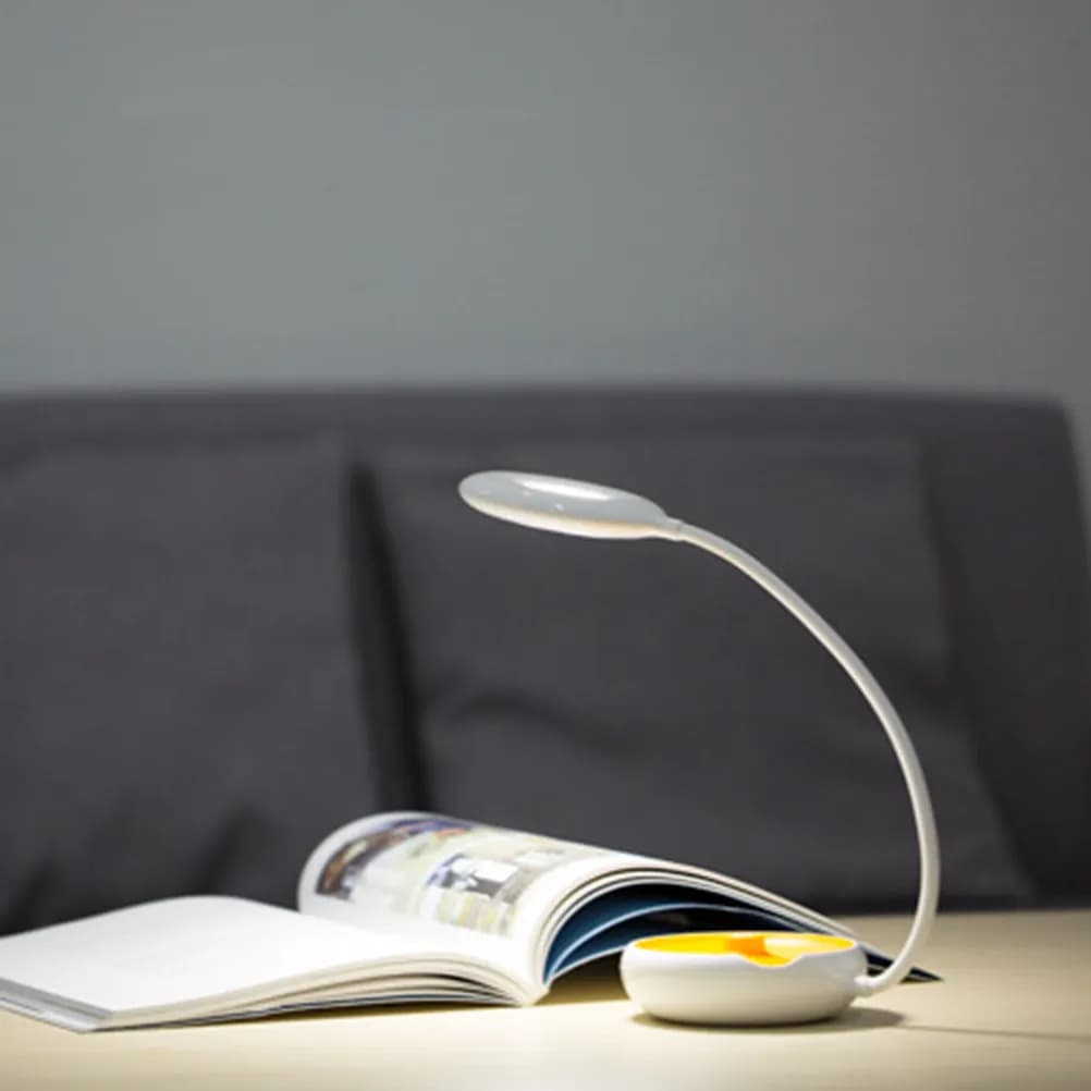 Lampada da Comodino Multifunzionale Ricaricabile LED, Luce Notturna Dimmerabile per Campeggio e Lettura, Lanterna Portatile Pieghevole Arancione