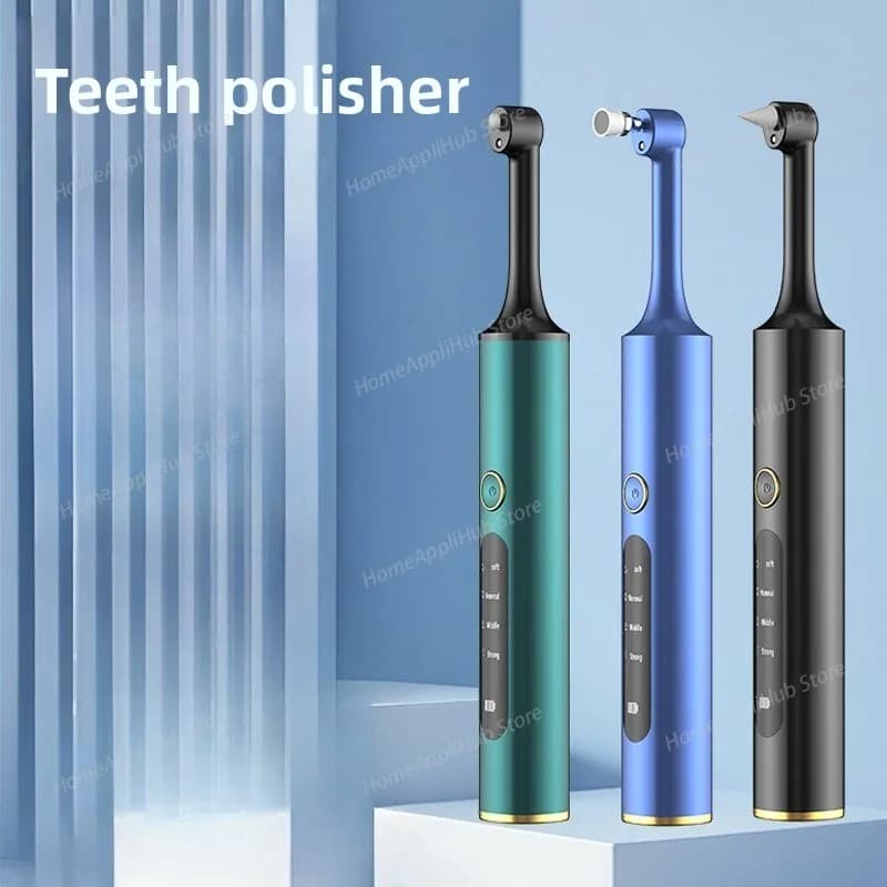 Strumento per lo sbiancamento dei denti Lucidatore per denti Igiene orale domestico Detergente dentale Spazzolino elettrico per strumenti di sbiancamento e bellezza