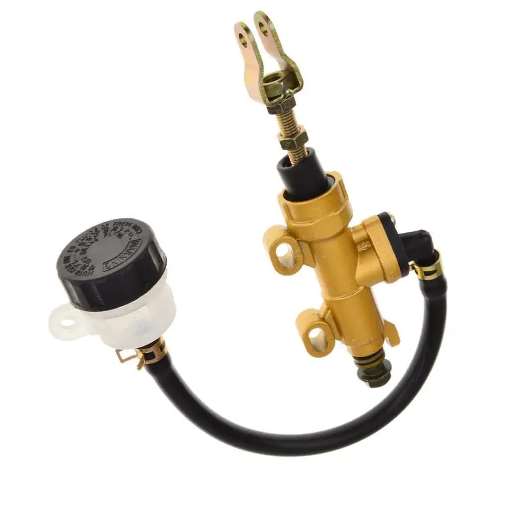 Kit pompa cilindro moto con freni a pedale serbatoio per Dirt Bike ATV Go Kart, Oro