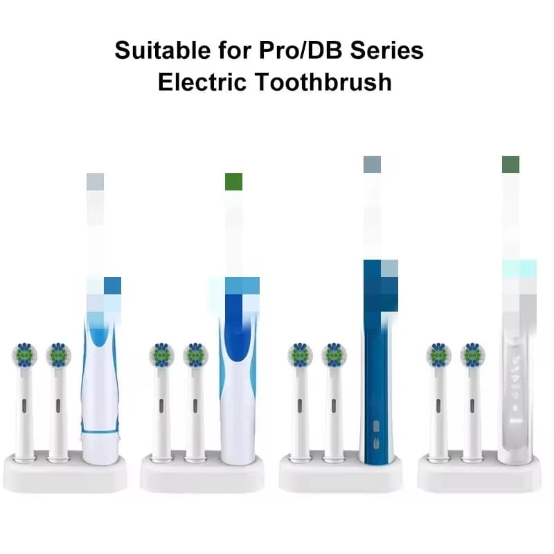 Supporto per spazzolino elettrico a 3 slot, porta testine per spazzolino, organizer per spazzolino elettrico Oral B, organizer per bagno domestico