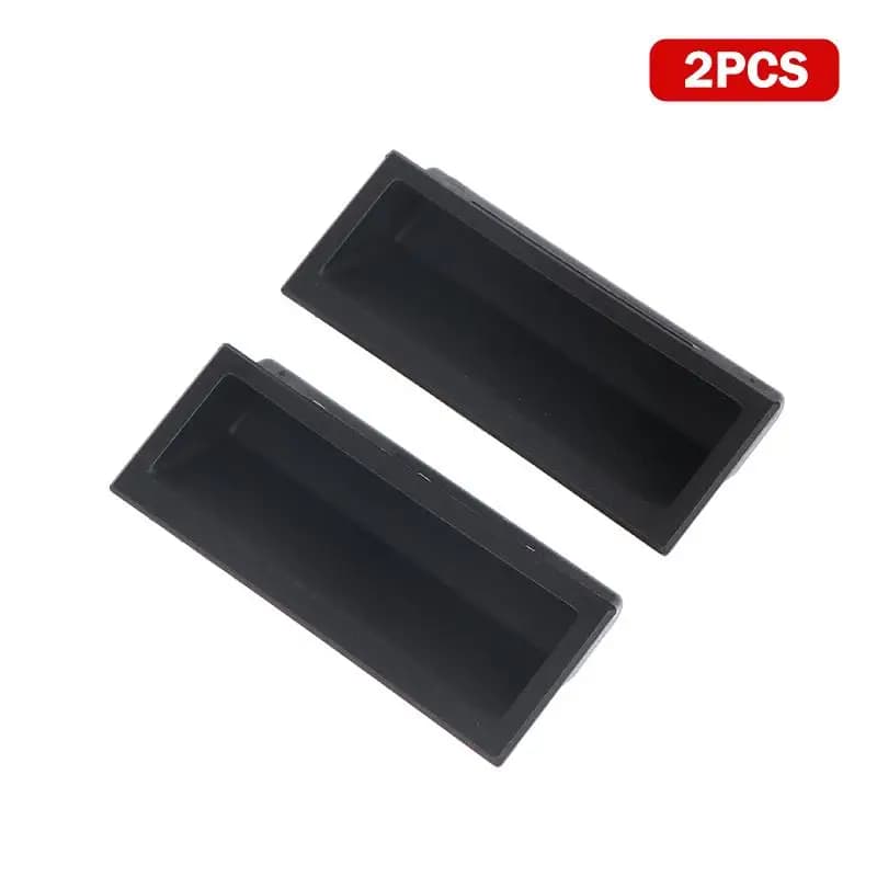 Plastic folding handle for industrial steel cabinet, plastic recessed handle for frame door