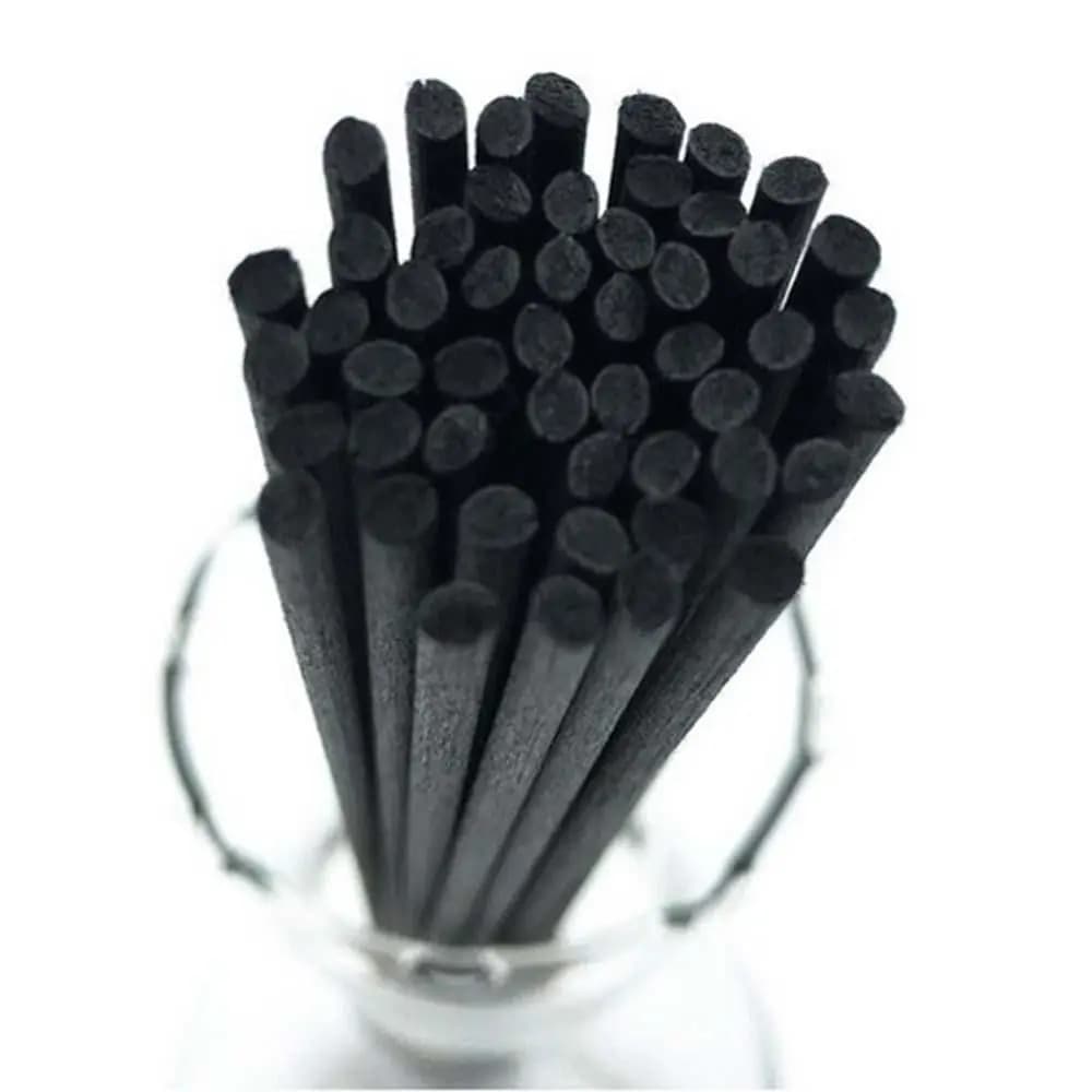 Fai da te in rattan nero per camera da letto Tolit Aromaterapia Sostituzione diffusore in fibra Stick Decorazioni per la casa
