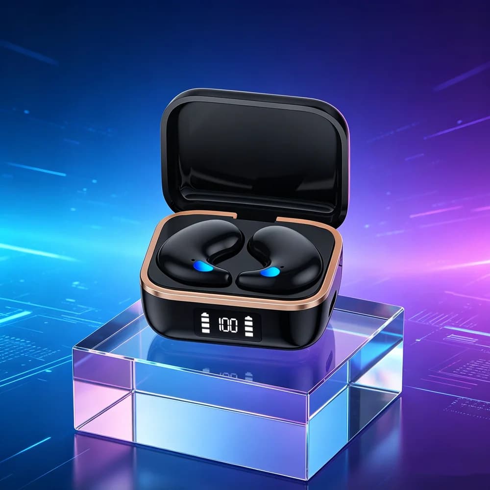 TWS Bluetooth-Compatible Earphones Stereo Sport Headset Waterproof Wireless Headphone apply to smartphones