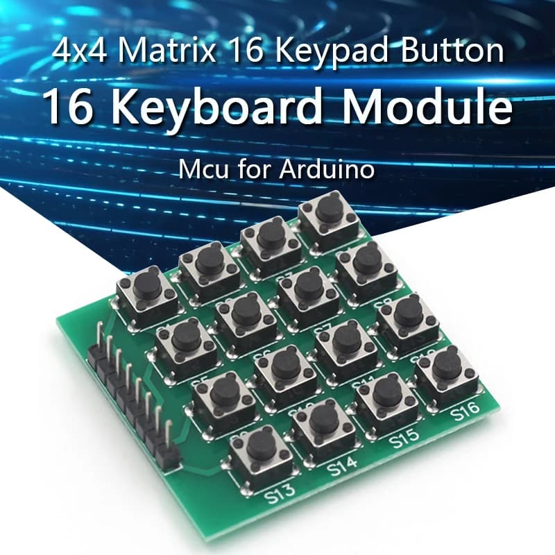 1-10PCS 4x4 Matrix 16 Modulo tastiera tastiera 16 pulsanti Mcu per Arduino