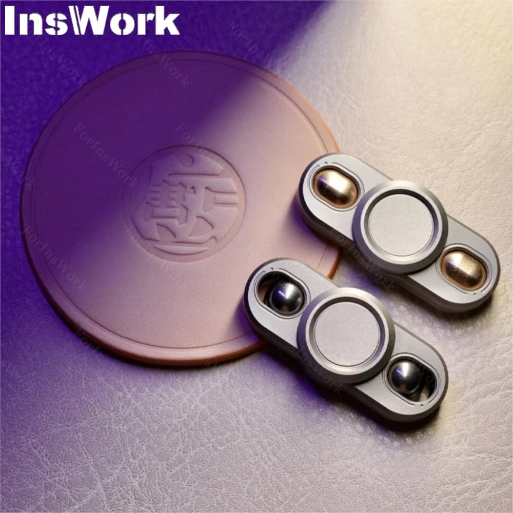 TANGD EDC Titanium Fidget Spinner Office Desk Toys giocattoli antistress