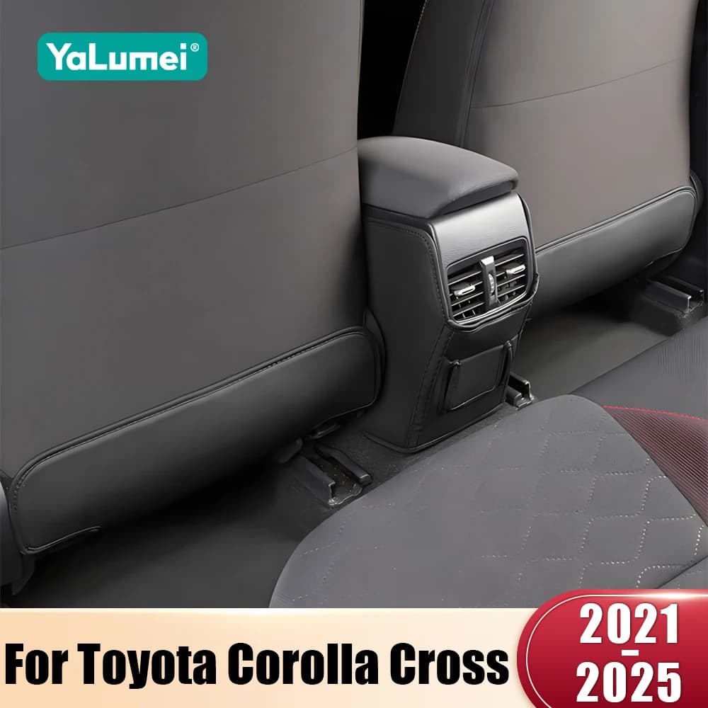 For Toyota Corolla Cross XG10 2020 2021 2022 2023 2024 2025 Hybrid PU Car Seat Back Protect Cover Kick-Proof Mat Accessories