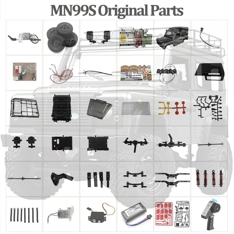 MN99 MN99S Modello D90 D91 1/12 RC Finestra di Automobile Maglia Aggiornamento Pezzi di Ricambio In Metallo OP Simulato Decorazioni Accessaries Pneumatico Fai Da Te