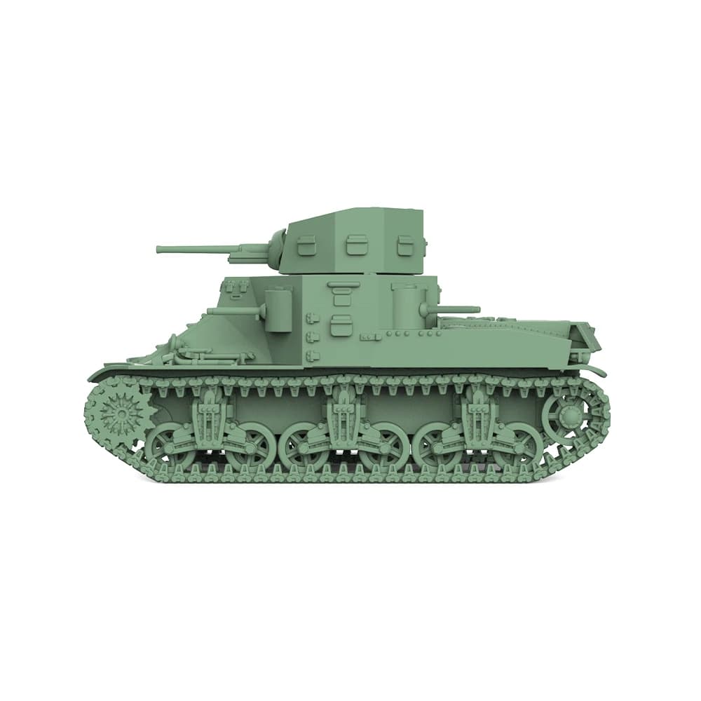 Kit Modello Militare Carro Armato Medio US M2A1 MRY-SFW SS525, Miniatura Statica per Giochi di Guerra 1/144 1/200 1/350 1/700