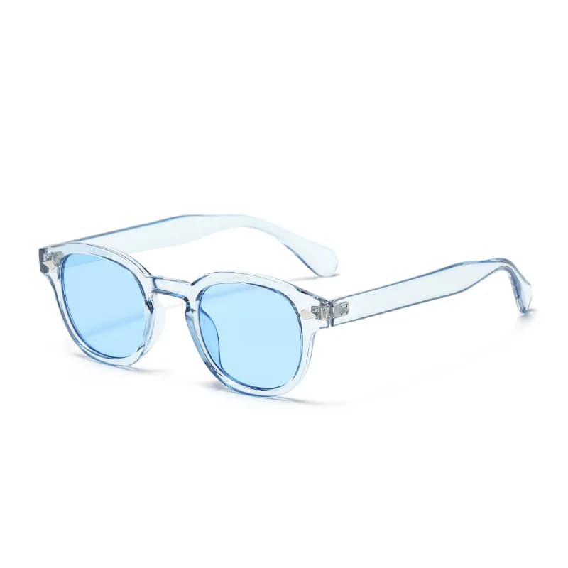 Vintage Round Sunglasses Women Men Retro Rivet Gradient Female Sun Glasses UV400 Square Shades Eyewear