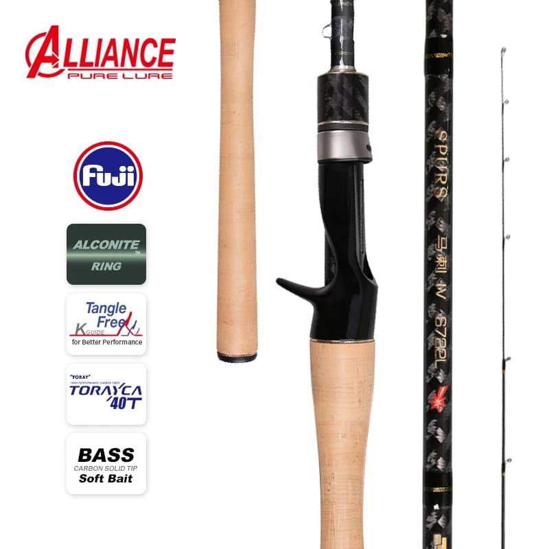 Canna da pesca SPURS Pro Light Game 1.86 2.15m UL/L Azione rapida Guida FUJI Spinning Casting Canna in carbonio per trota Rochfish Bass