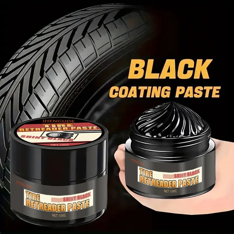 1 Piece 100g Car Repair Kit: Black Interior Wax, Dashboard, Plastic, Tire, Imitation Leather Seat Care Paste, External Plastic Renovation Paste - Comprehensive Rejuvenation Car Interior