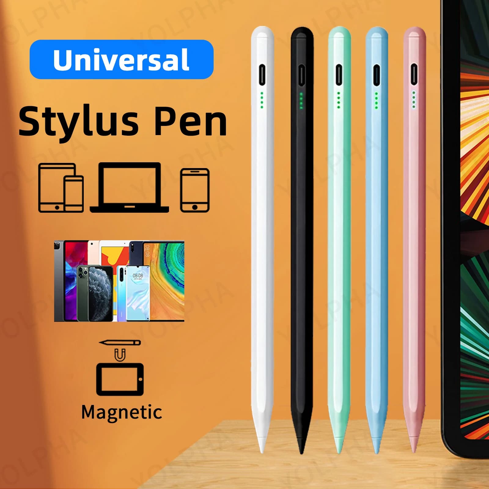 Penna stilo universale per Android IOS Windows Tablet Pen per iPad Apple Pencil per Huawei Lenovo Samsung Xiaomi Phone Touch Pen