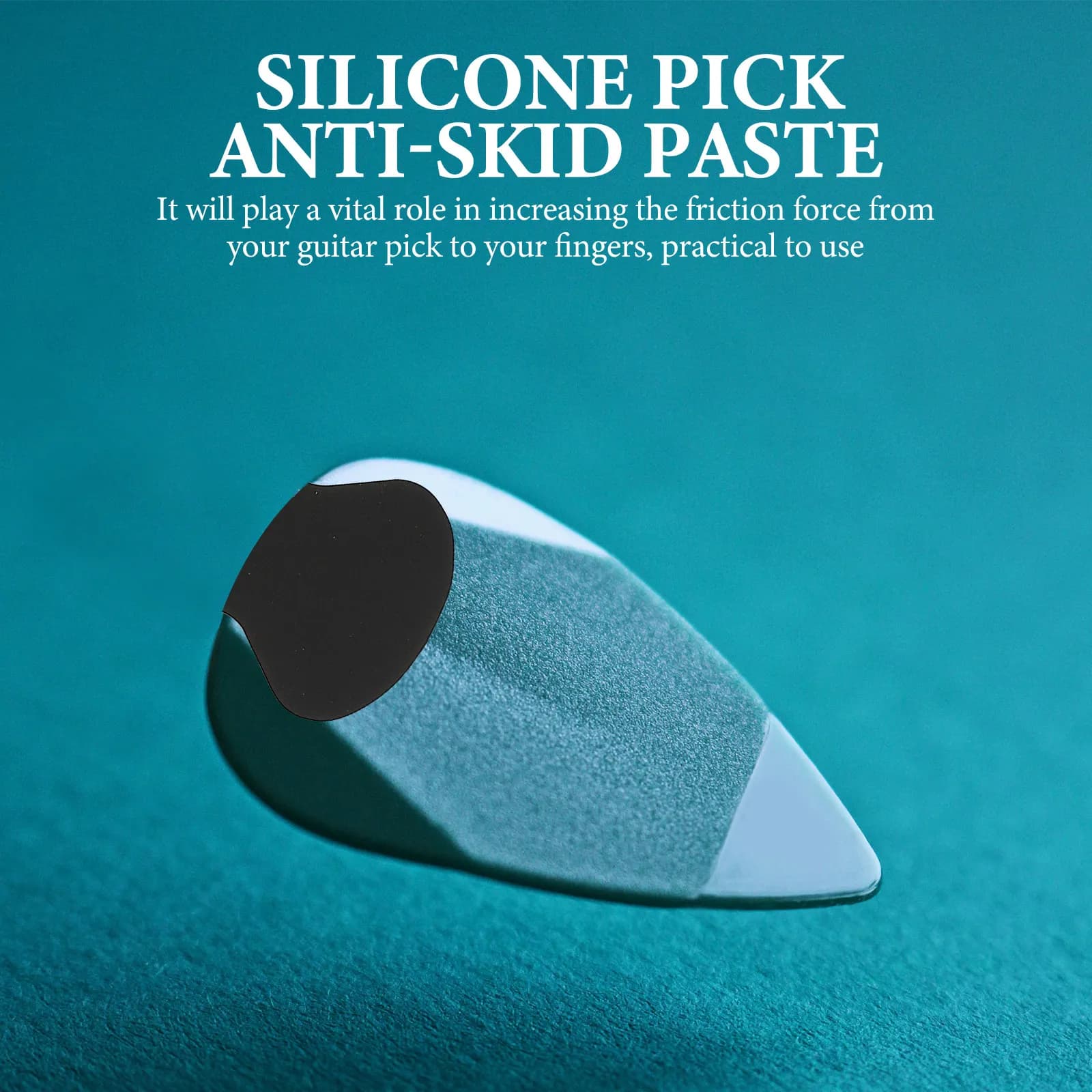 20 Pezzi Grip Antiscivolo Autoadesivi in EVA per Plettri di Chitarra Acustica ed Elettrica, Previene la Caduta, Compatto e Facile da Trasportare