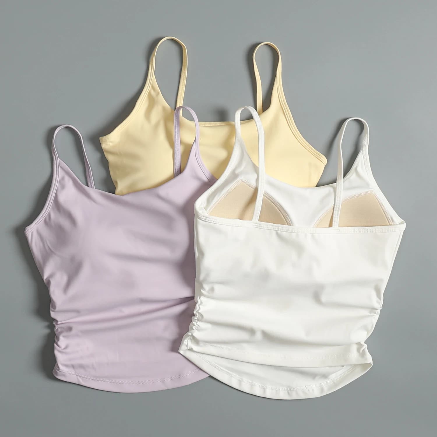 Women's sports lingerie in summer with thin shoulder straps, yoga suit, sexy bra, beautiful racing shock vest integrated on the back