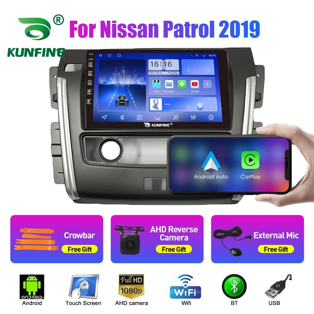 2Din Android Autoradio Per Nissan Patrol 2019 2Din Auto Stereo GPS Lettore Video di Navigazione Carplay Android Auto BT WIFI 4G Headun