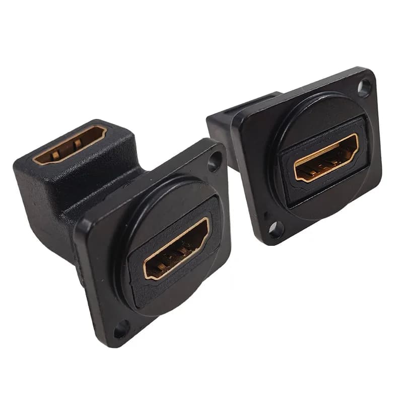Conversion video camera type D HDMI high definition 2-piece notebook head 4K from female to female
