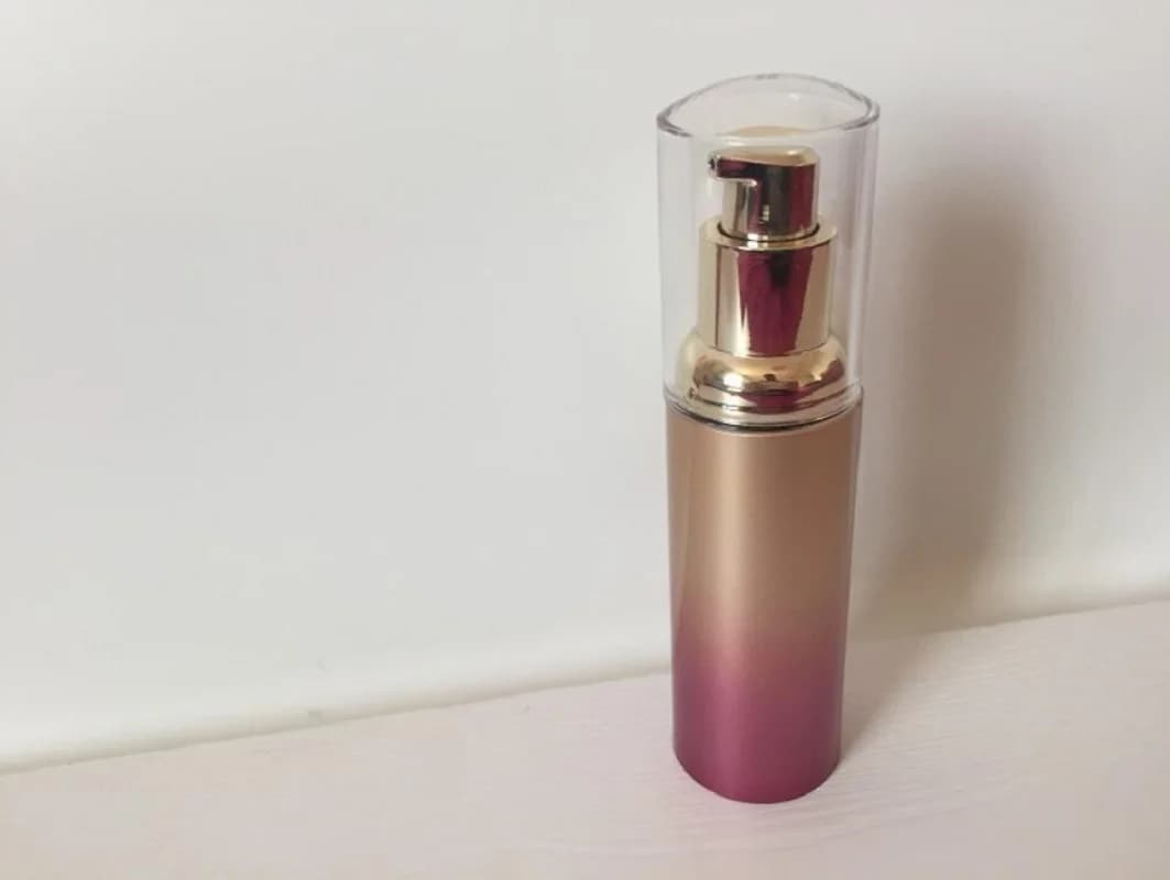 Flacone con pompa airless in plastica da 40 ml per siero/lozione/emulsione/essenza liquida sbiancante, tonico, fondotinta, confezione cosmetica per la cura della pelle