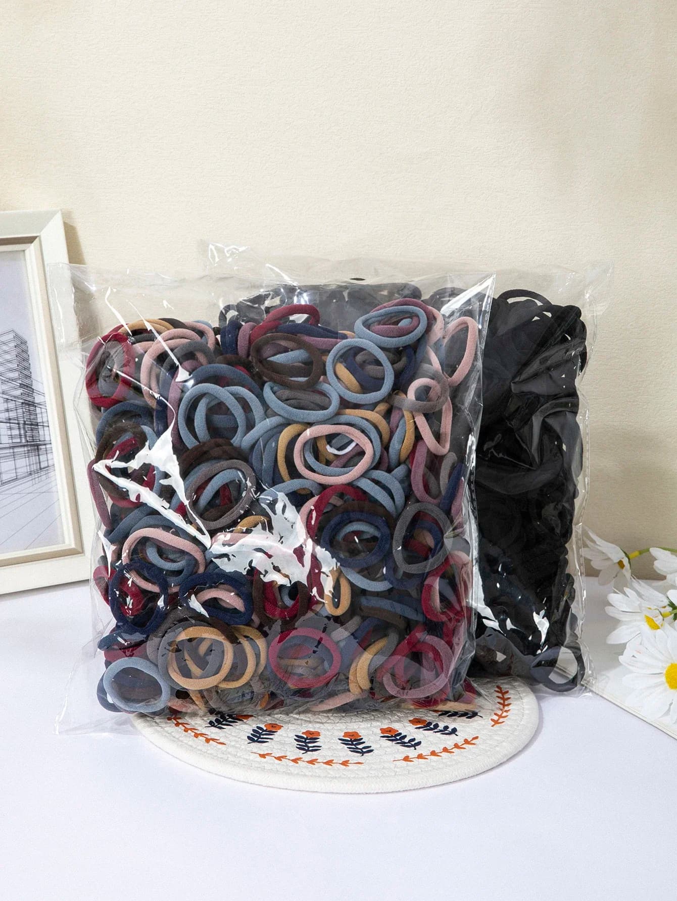 Women's Hair Fax Hair Band for Girls High Elastic Band Hair Sleeve Support for Horsetail Scrunchies Accessories