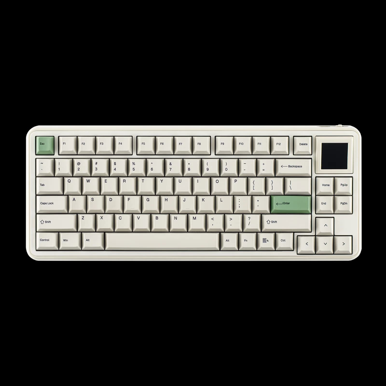 EPOMAKER RT75 75% ANSI US Layout Wired/BT/2.4Ghz Wireless Thocky Gasket Mechanical Keyboard with 1.54” Hot-Swap Screen & RGB