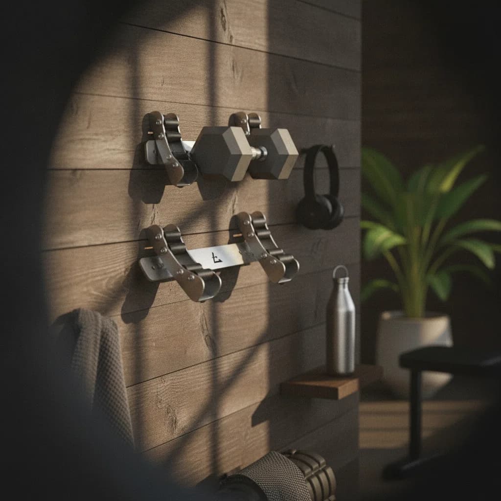 Dumbbell Holder with Roller Cradles Stainless Steel Dumbbell Holder Free Weight Rack Adjustable Equipment Rustproof for Athletes
