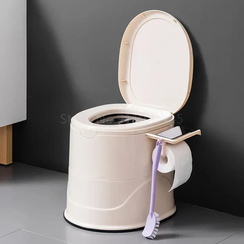 Portable Toilets For Elderly And Pregnant Plastic Toilets For Home Use For Simple Bedroom