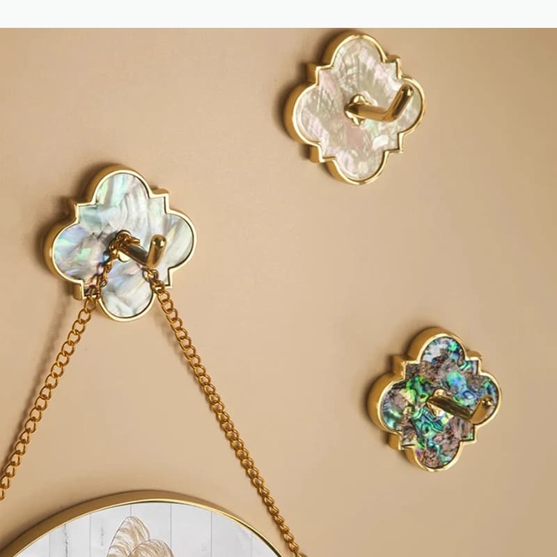 Brass Clothes Hook Decoration Hook Hook Bag Hat Hooks Non Punching Hooks Wall Rack Household Items