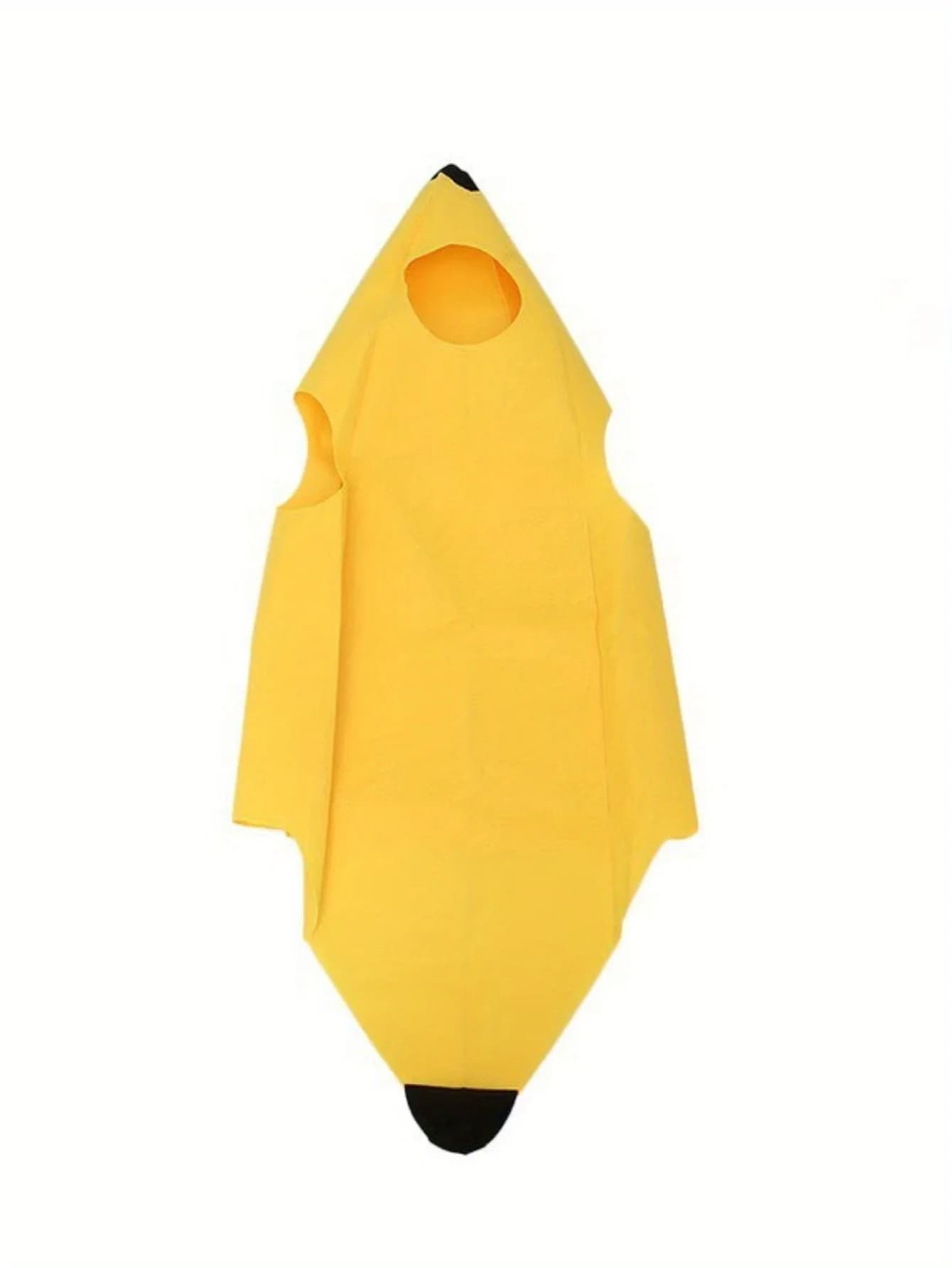 Costume da Banana per Adulti, Tuta Intera a Tema Frutta per Halloween, Cosplay, Feste a Tema, Carnevale ed Eventi in Maschera