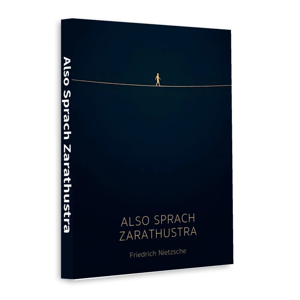 Thus spoke Zaratustra of Friedrich Nietzsche, a German edition, a classic of fundamental philosophy