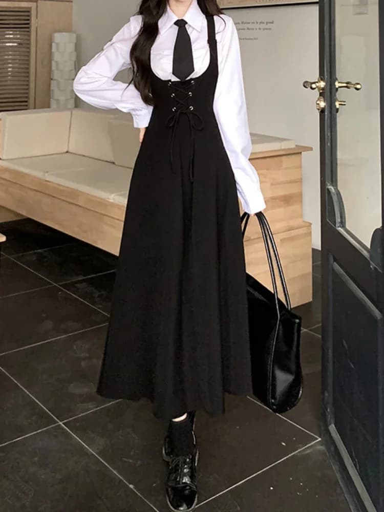 Fashion Women's Fashion All-match Solid Slim Bow Basic Shirts Women's Short Waist Sleeveless Shortcut Summer Dress New