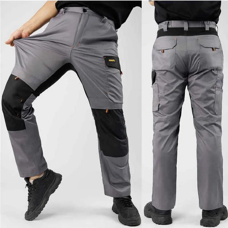 Summer Thin Stretch Work Pants Wear-resistant Workwear, Outdoor Construction Trousers, Labor Protection Cargo Pants