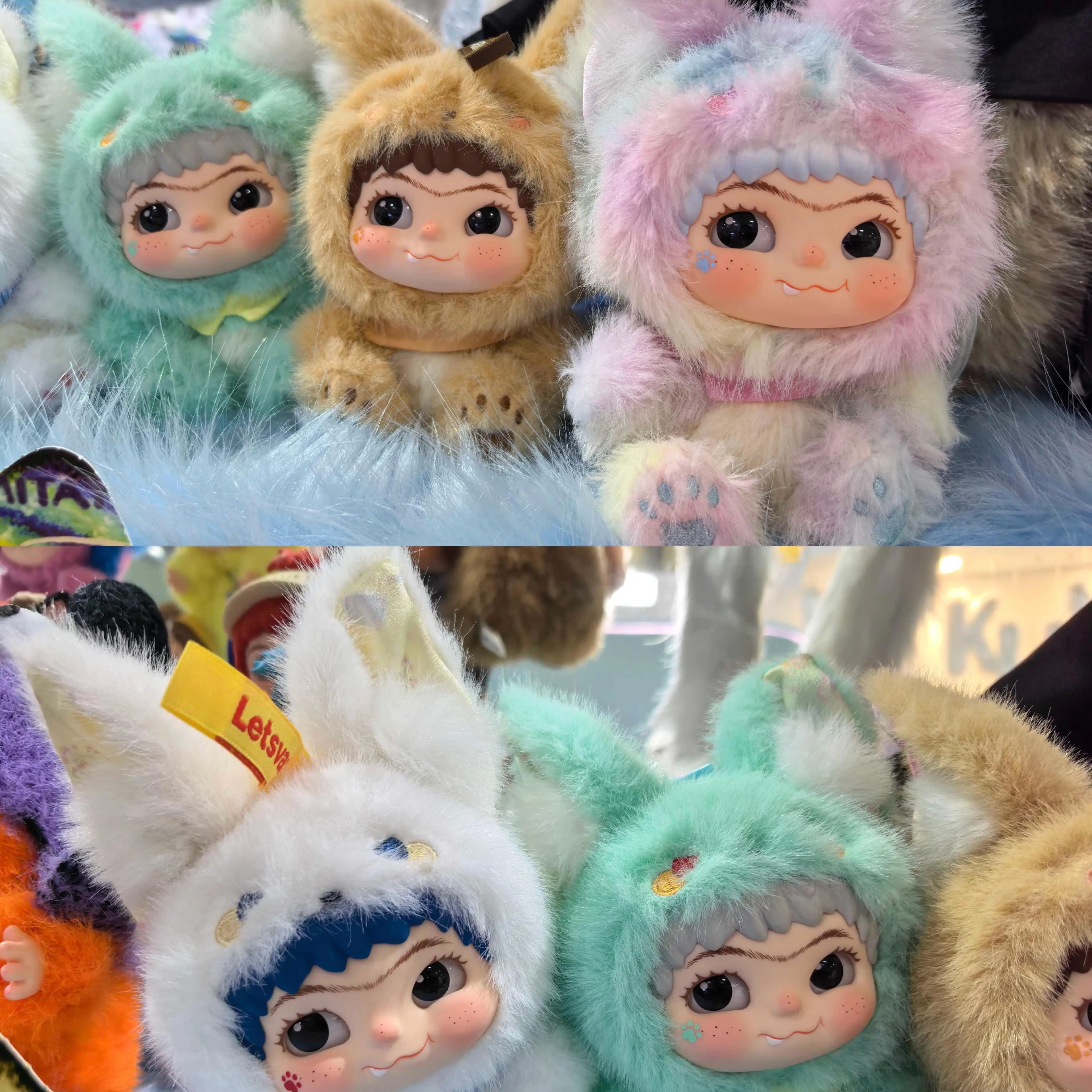 KK HOT Fuzzy Trendy Fun Party Blind Box Carino Wakuku Action Figure Scatola misteriosa Borsa per bambola carina Ciondolo Borsa a sorpresa per bambola Giocattolo regalo