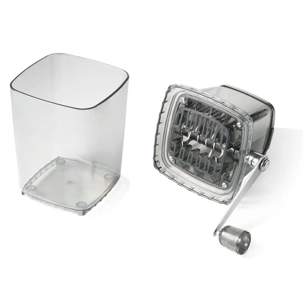Triturator Manual for Fishing Esche, Multifunctional Tritaghiaccio, Carp Esche Grinder with Stainless Steel Blades, Fishing Tools