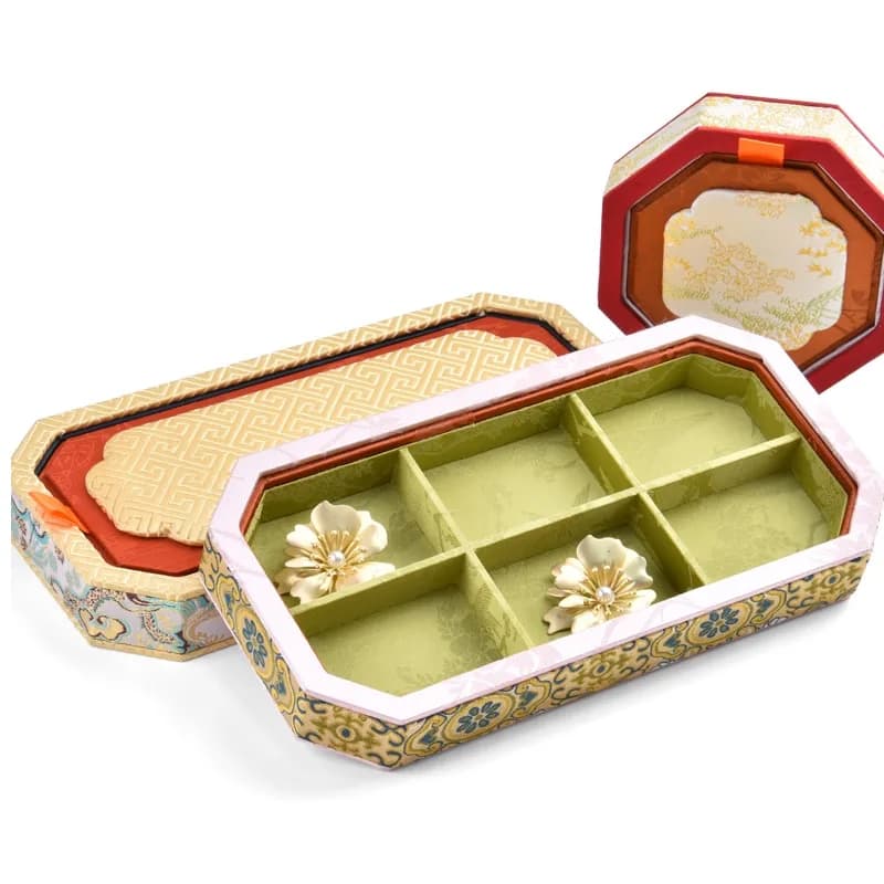 Creative Jewelry Display Tray with Lid - Jade and Jewelry Dustproof Ring and Bracelet Storage Tray