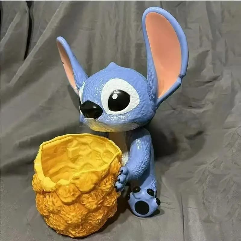 Nuovo Portapenne a Forma di Secchiello per Popcorn del Personaggio Baby Stitch, Accessorio Giocattolo da Collezione, Regalo