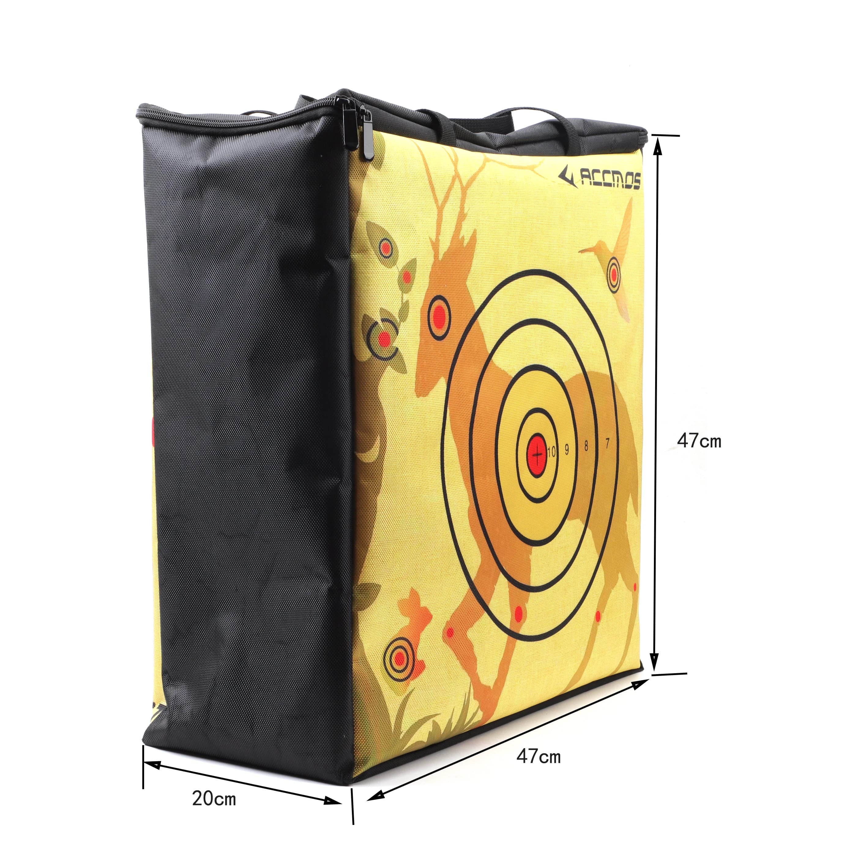 Borsa di copertura per bersaglio per tiro con l'arco in tessuto Oxford resistente 47 * 47 * 20 cm Accessorio per tiro sostituibile resistente all'acqua (calo non incluso)