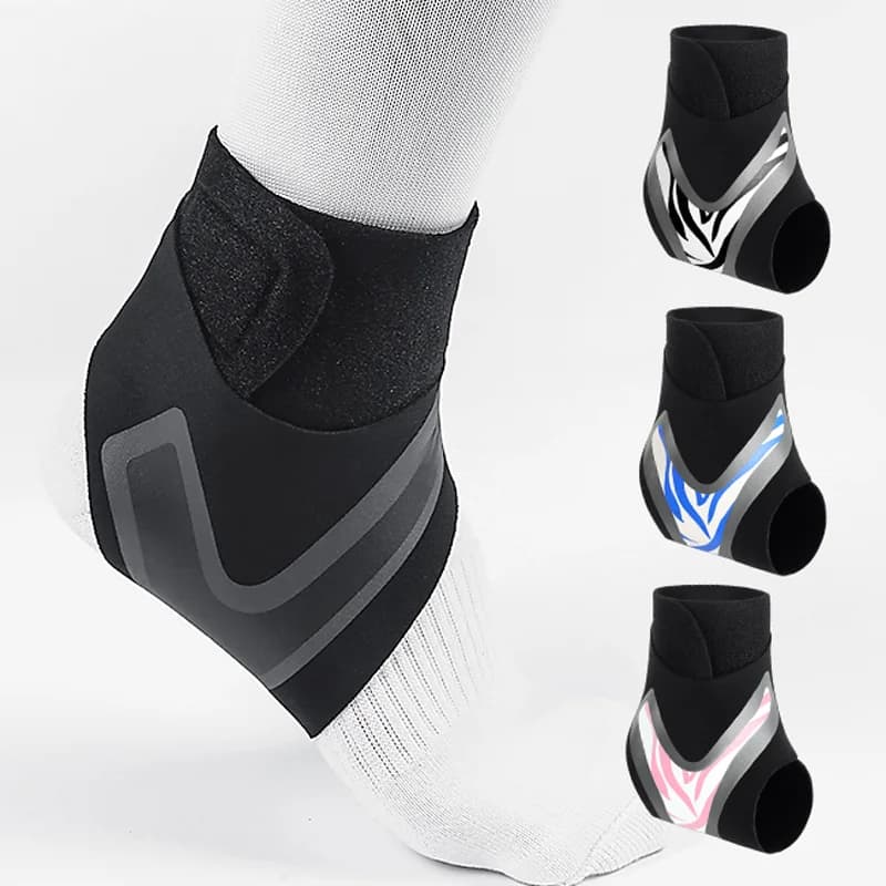 1 Pezzo Supporto per Caviglia, Fascia Compressiva Elastica, Benda Protettiva per Piede, Calzini Sportivi